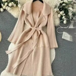 Belted Warm Cardigan